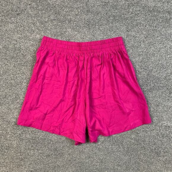 Wildfox Shorts Womens S Small Pink Lightweight Pockets Pull On Elastic Waistband - Picture 7 of 9